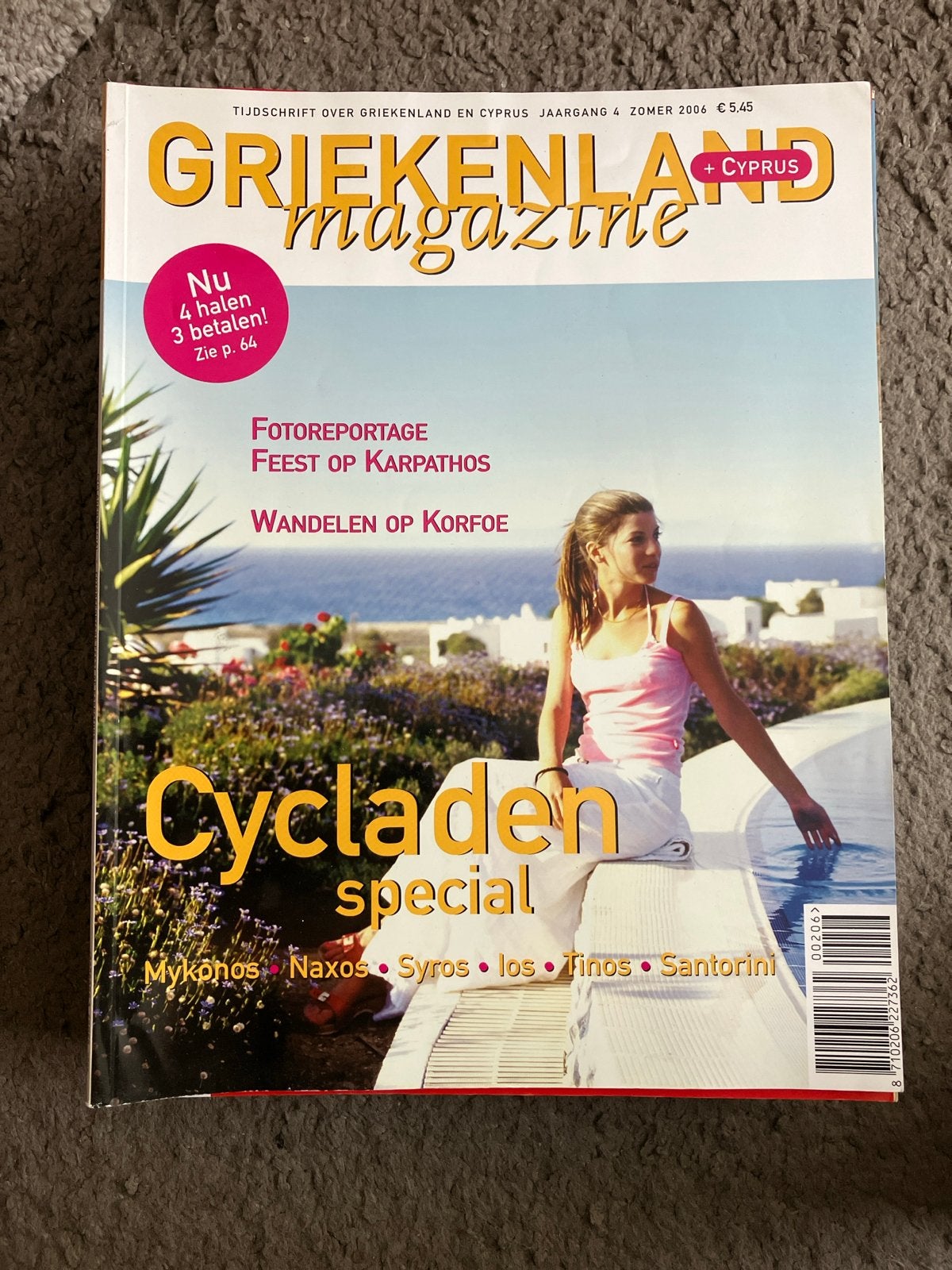 Griekenland + Cyprus Magazine - Diverse edities, Boeken, Tijdschriften en Kranten, Ophalen of Verzenden, Gelezen, Overige typen
