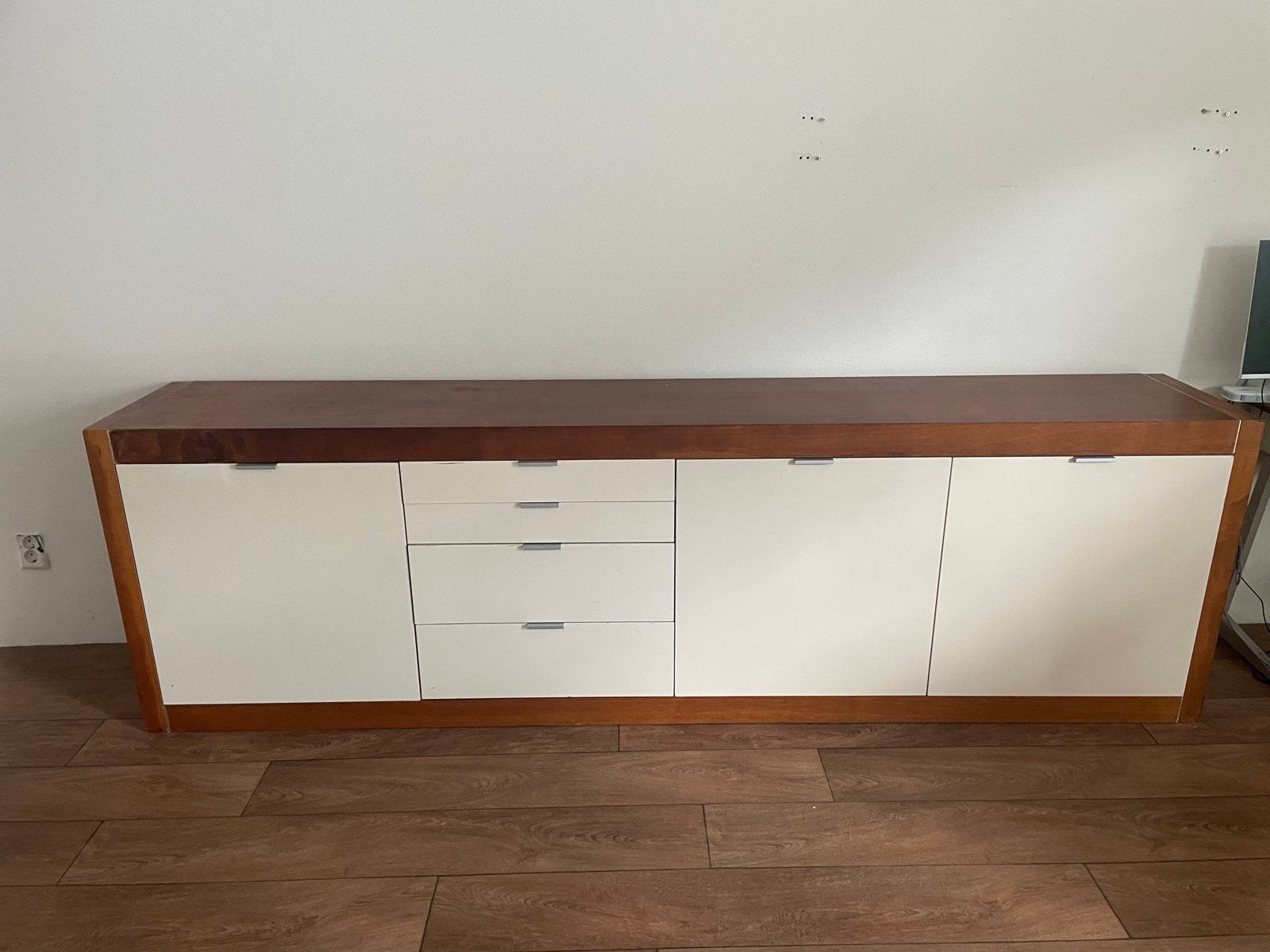 Dressoir Pastoe, Ophalen, Gebruikt, 200 cm of meer, Met lade(s)