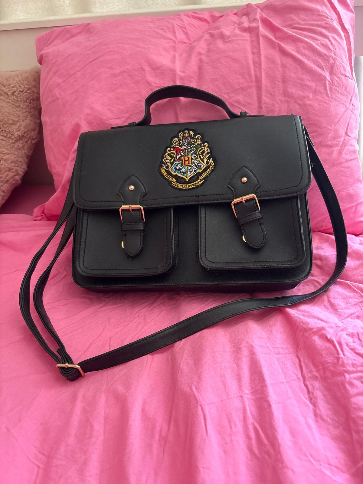Harry Potter Hogwarts tas   Zwart, Verzamelen, Harry Potter, Ophalen of Verzenden, Zo goed als nieuw, Overige typen