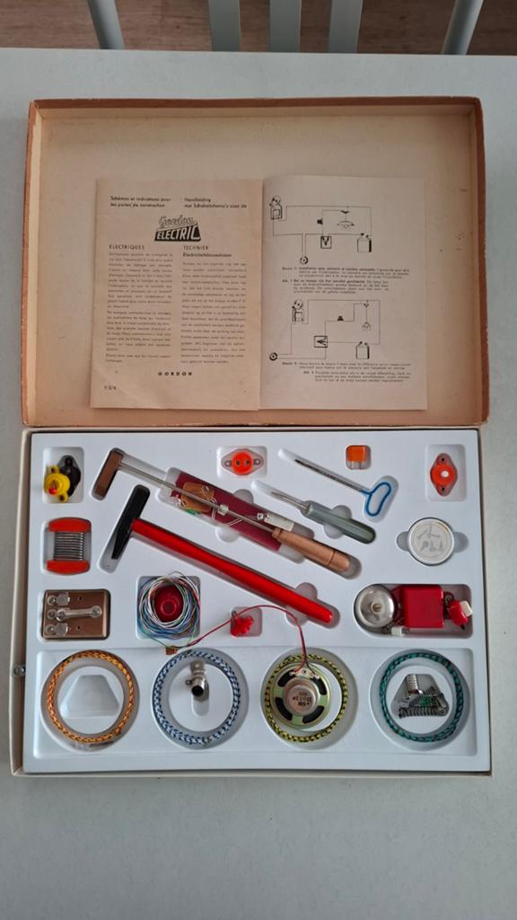 Vintage Gordon Electric Experimenteerdoos Jaren '60/'70, Hm, Gebruikt, Tilburg, Ophalen of Verzenden