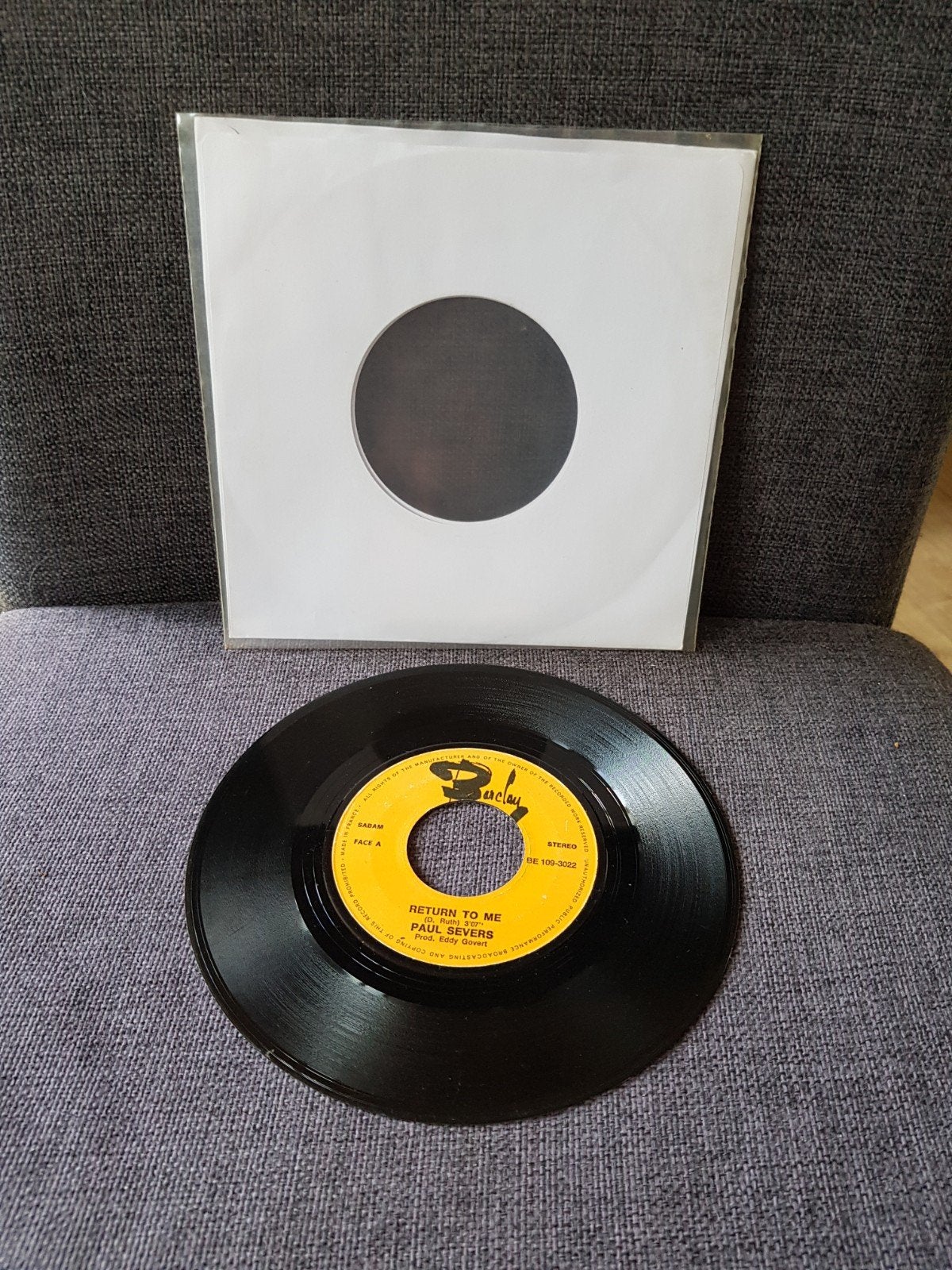 Paul Severs - Return to me, Ophalen of Verzenden, Zo goed als nieuw, Pop