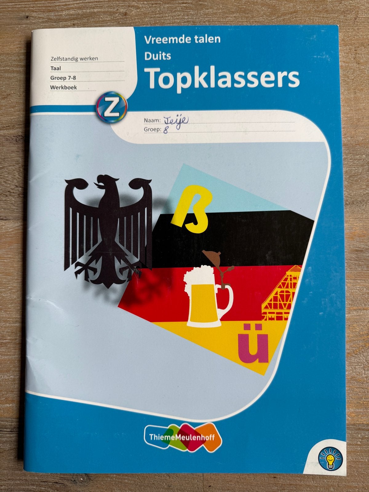Werkboek Topklassers Vreemde Talen Duits Groep 7-8 met CD, Ophalen of Verzenden, Zo goed als nieuw, Non-fictie