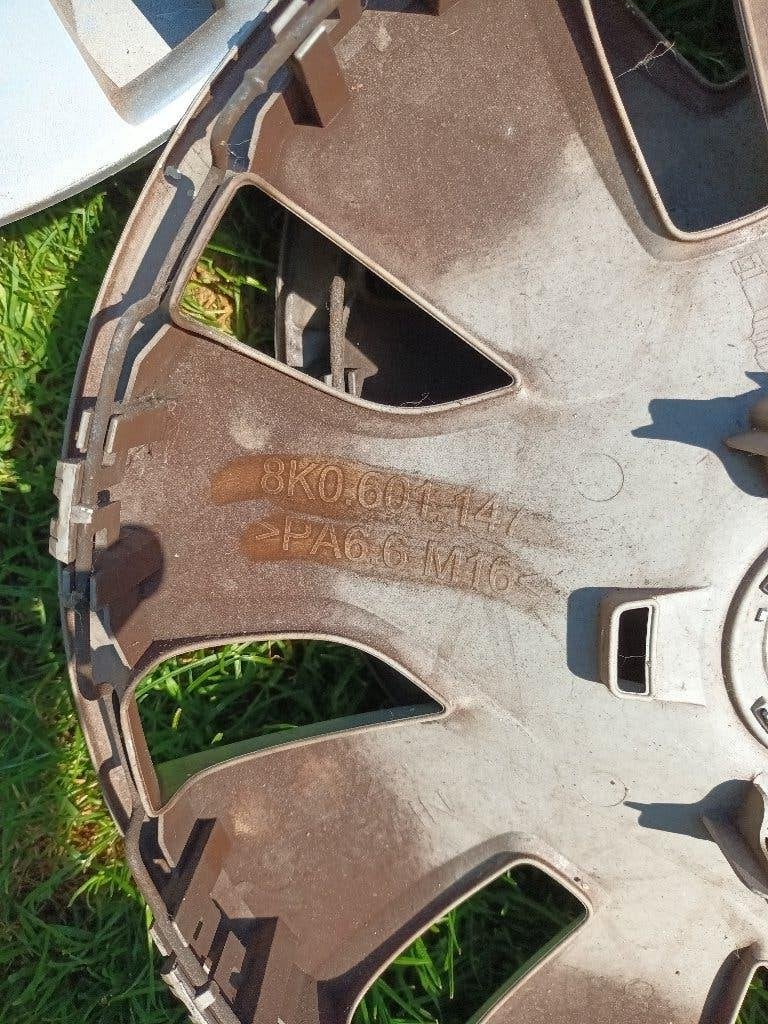 Set Wieldoppen audi 16 inch, Ophalen of Verzenden, Gebruikt