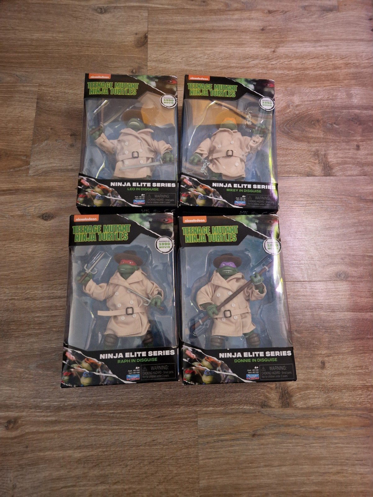 TMNT Ninja Elite Series - Ninja Turtles in Disguise (4-pack), Ophalen of Verzenden, Nieuw