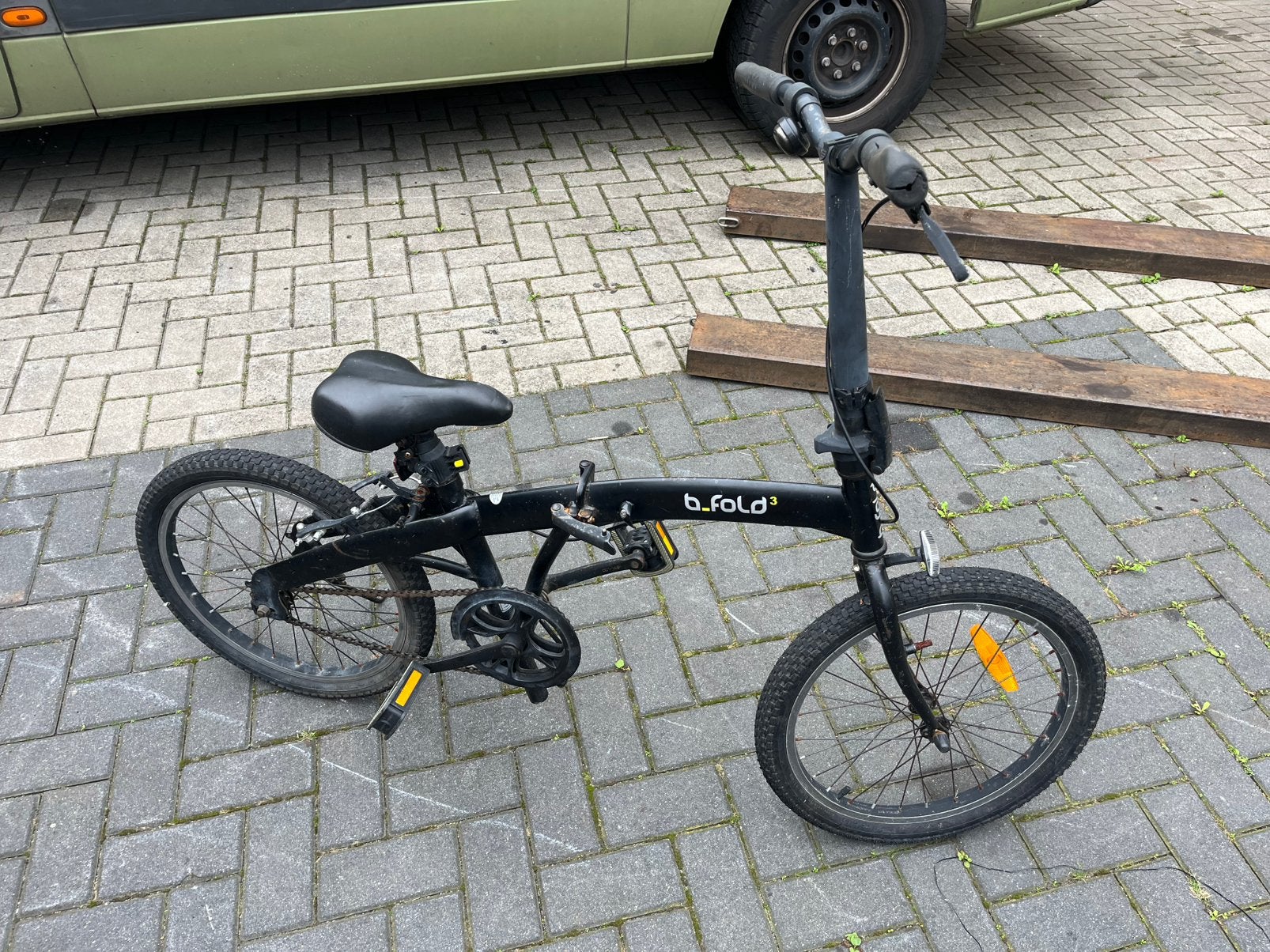 Vouwfiets, Ophalen, Gebruikt, Schijfrem