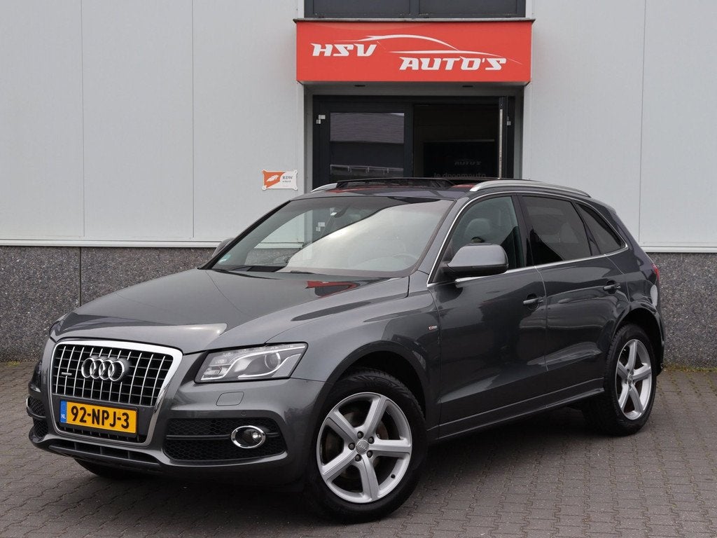 Audi Q5 2.0 TFSI quattro S-Line navi LM pano org NL, Auto's, Audi, Automaat, Gebruikt, 4 cilinders, Origineel Nederlands