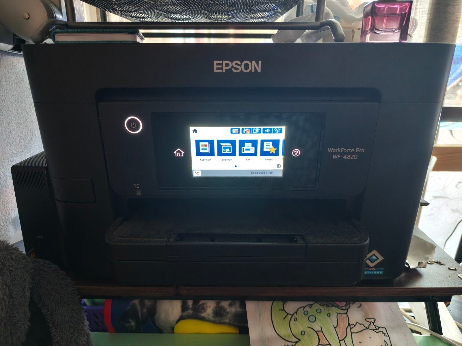 Epson WorkForce Pro WF-4820 All-in-One Printer, Computers en Software, Printers, Ophalen, Gebruikt, All-in-one, Draadloos