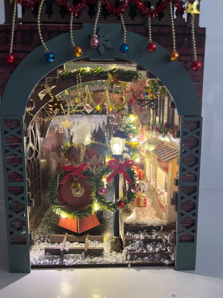 Miniatuur Christmas Express - Kerst trein met verlichting, Verzenden, Zo goed als nieuw