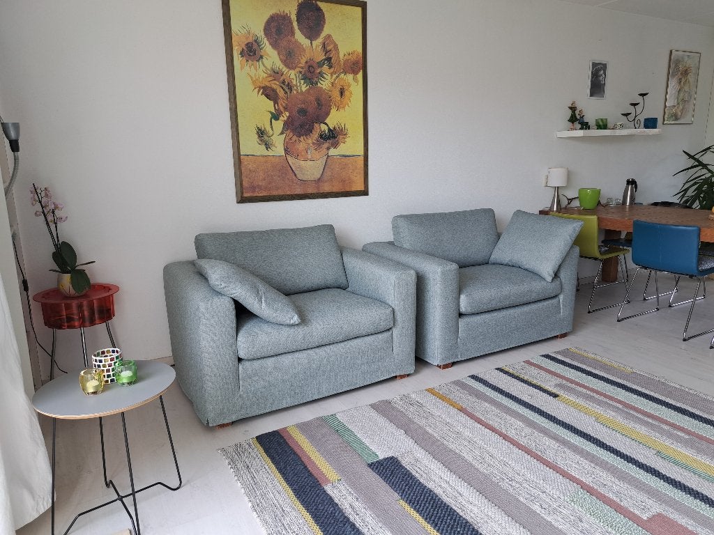 Twee prachtige loveseats Easy Living / het topmerk Linteloo, Tweepersoons, 75 tot 100 cm, Ophalen of Verzenden, Zo goed als nieuw