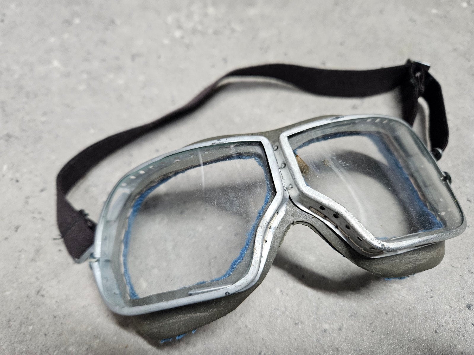 Russische Motorfiets/Tank Bril - Militair (Echt Glas), Ophalen of Verzenden, Landmacht, Overige gebieden, Kleding of Schoenen