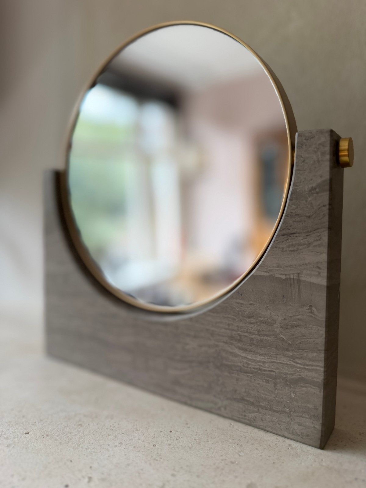 Menu Pepe Marble Mirror - Nieuw in doos, Huis en Inrichting, Minder dan 50 cm, Rond, Nieuw, Ophalen of Verzenden