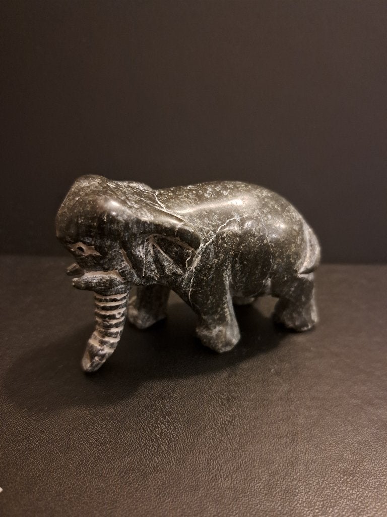 Decoratieve olifant van steen, Ophalen of Verzenden, Zo goed als nieuw, Dier
