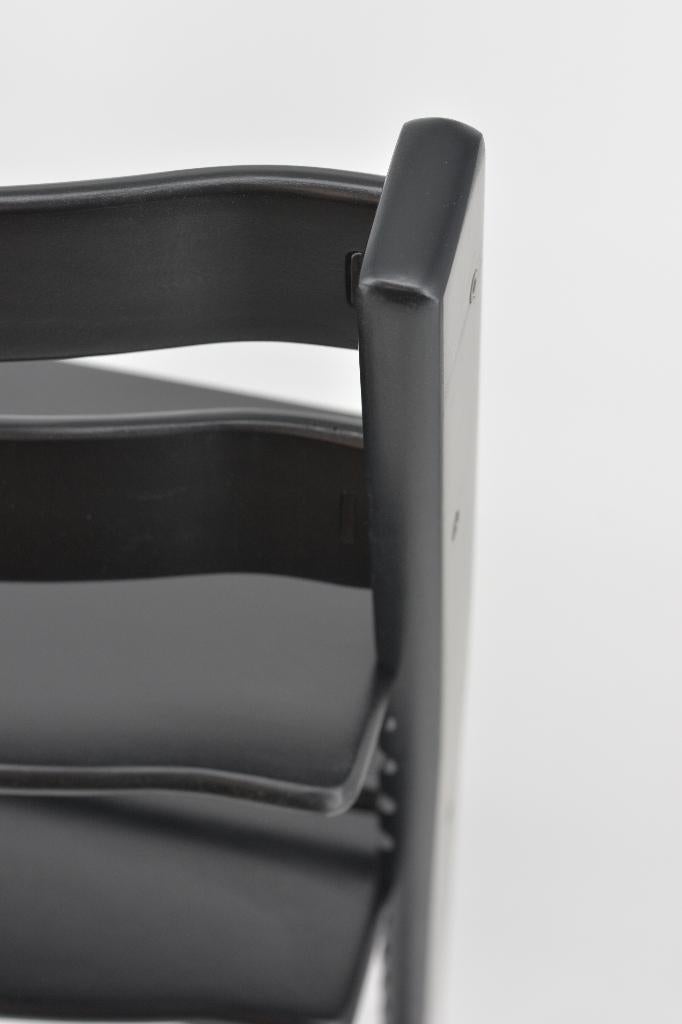 Stokke Tripp Trapp Zwart – Refurbished model, Verzenden, Zo goed als nieuw, Meegroeistoel, Gordel(s)
