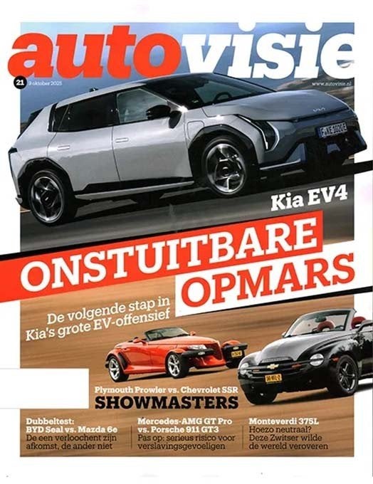 Autovisie 21 2025: Lotus - Mercedes AMG GT - Porsche 911 GT3, Boeken, Auto's | Folders en Tijdschriften, Ophalen of Verzenden