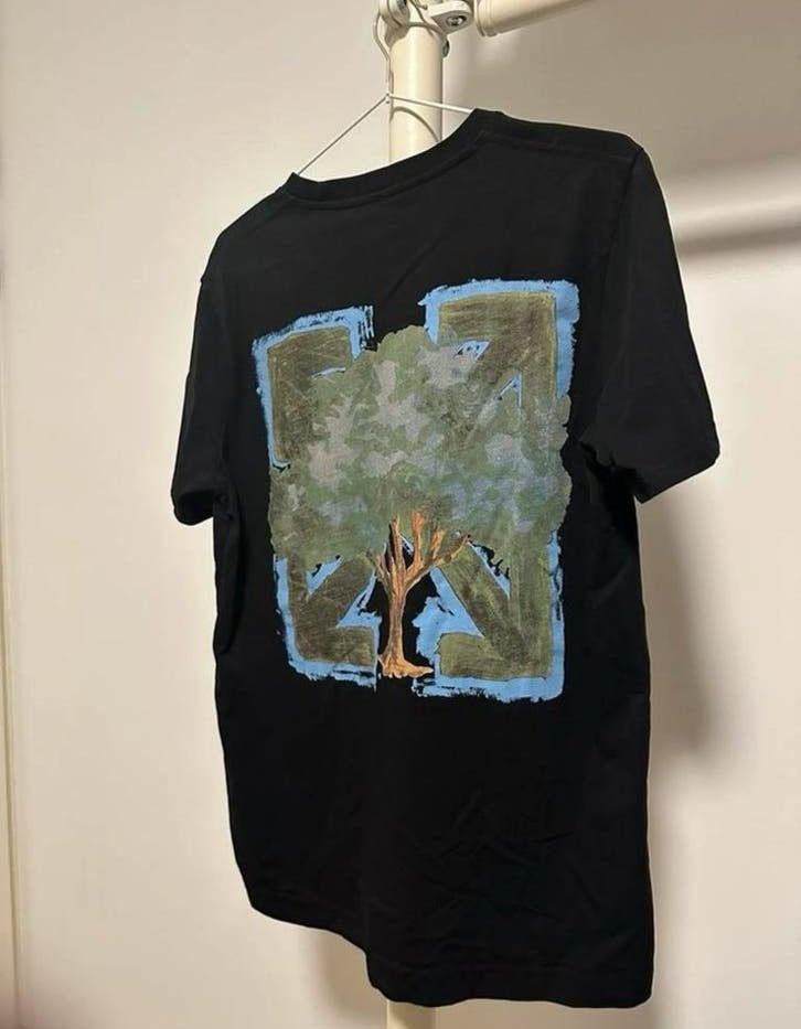 Off White shirt, Ophalen of Verzenden, Zo goed als nieuw, Zwart
