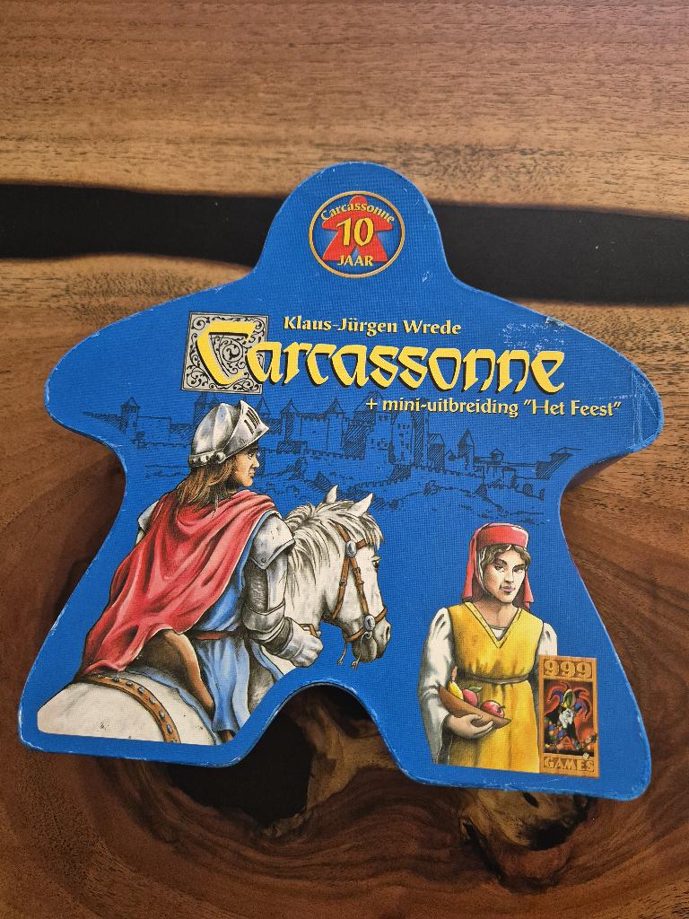 Carcassonne 10 Year Special Edition, jubileum editie, Ophalen of Verzenden, Zo goed als nieuw, 999 Games b.v., Vijf spelers of meer