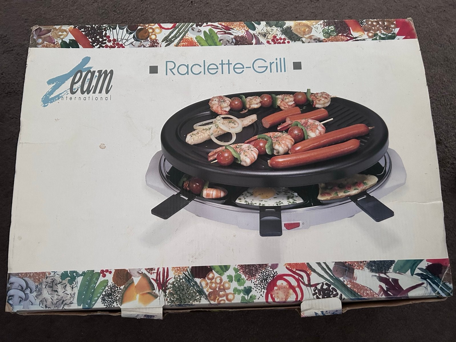 Zeam International Raclette-Grill gourmetten, Witgoed en Apparatuur, Gourmetstellen, Ophalen of Verzenden, Gebruikt