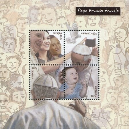 Curacao 278 postfris Paus Franciscus 2015, Ophalen of Verzenden, Postfris