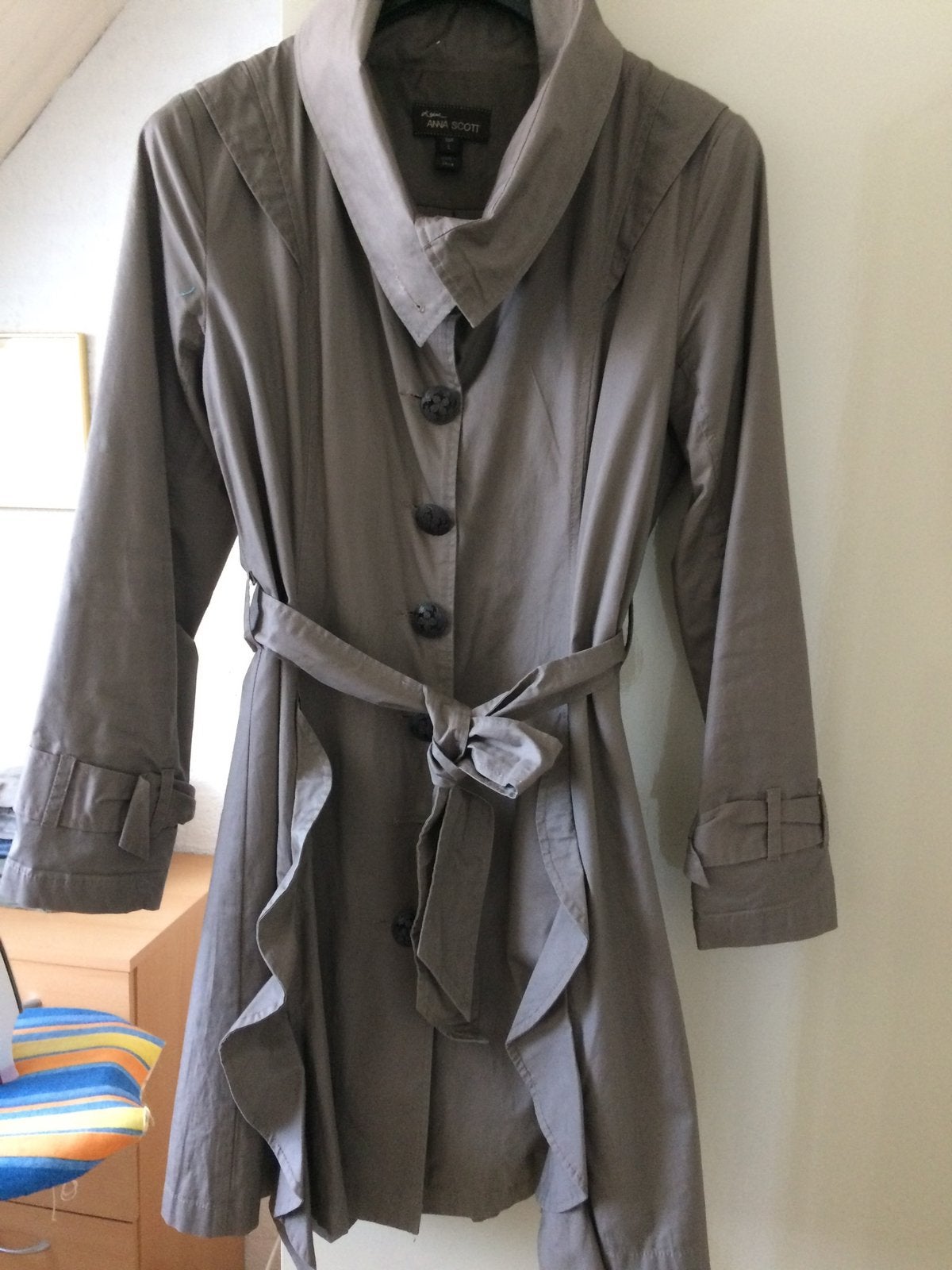 Tussen jas  mt L  Taupe kleur z.g.a.n., Kleding | Dames, Jassen | Winter, Ophalen of Verzenden, Zo goed als nieuw, Maat 42/44 (L)