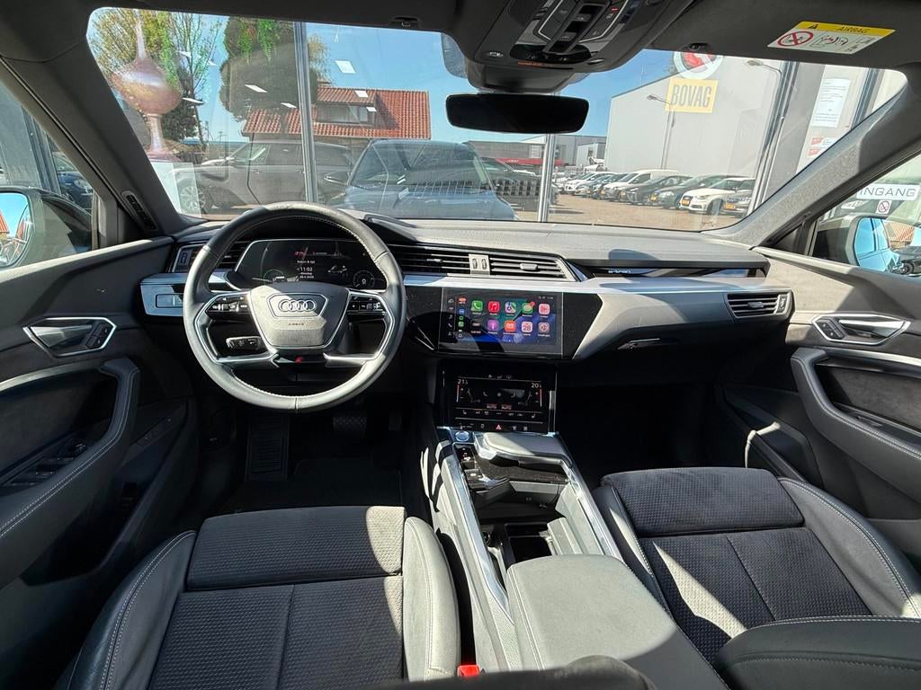 Audi E-tron 50 quattro Launch edition Black 71 kWh SOH 85%, Auto's, Automaat, 300 km, Vierwielaandrijving, 193 min