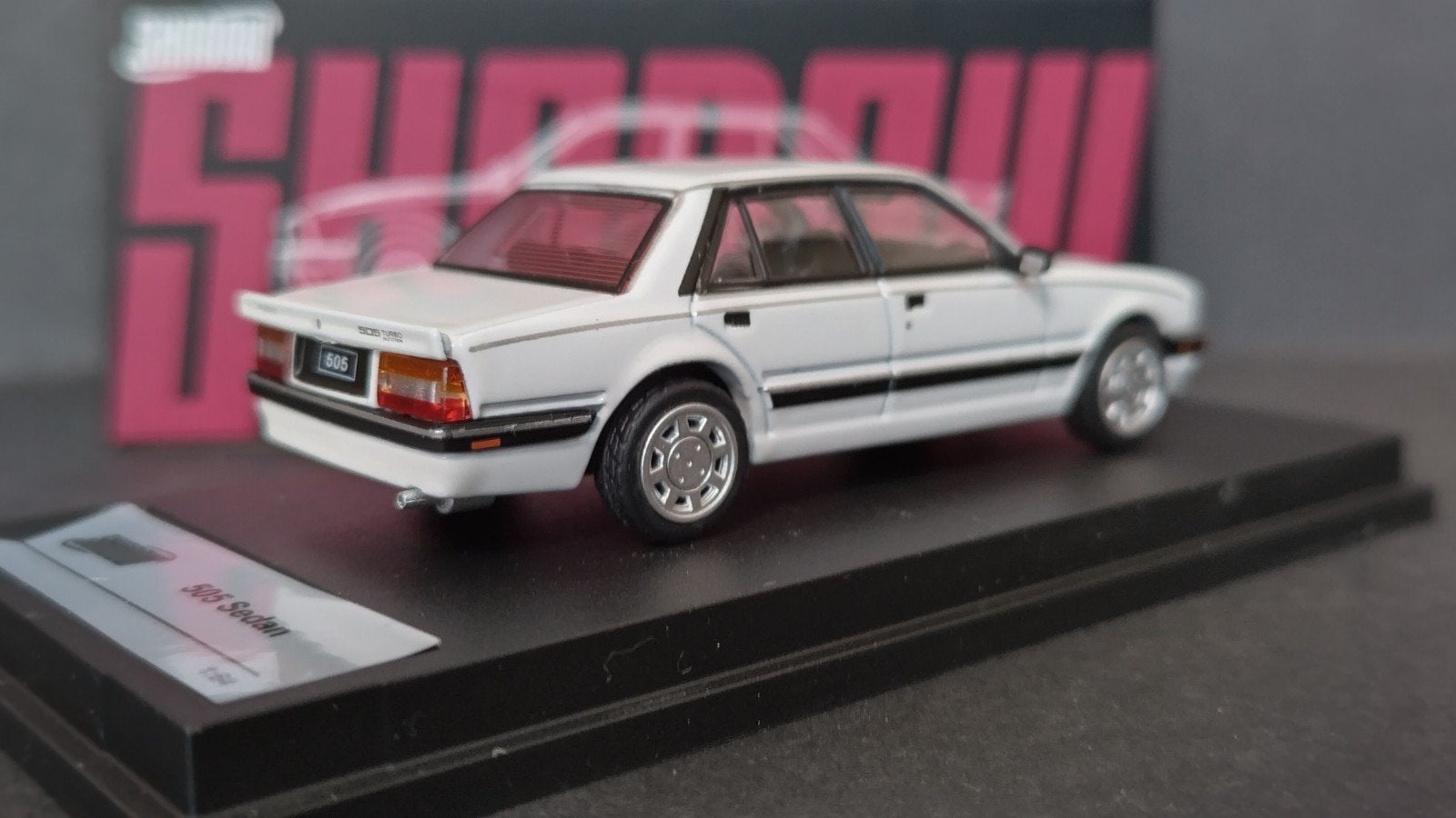 Peugeot 505 Berline Blanc 1:64 Shadow Pol, Hobby en Vrije tijd, Auto, Verzenden, ., Nieuw