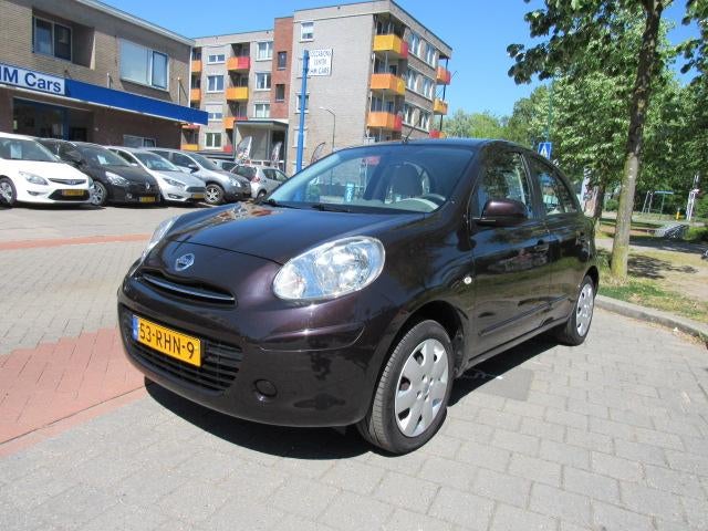 NISSAN Micra 1.2 80pk Acenta Clima/Cruise etc, Euro 5, Gebruikt, 31 €/maand, Overige kleuren