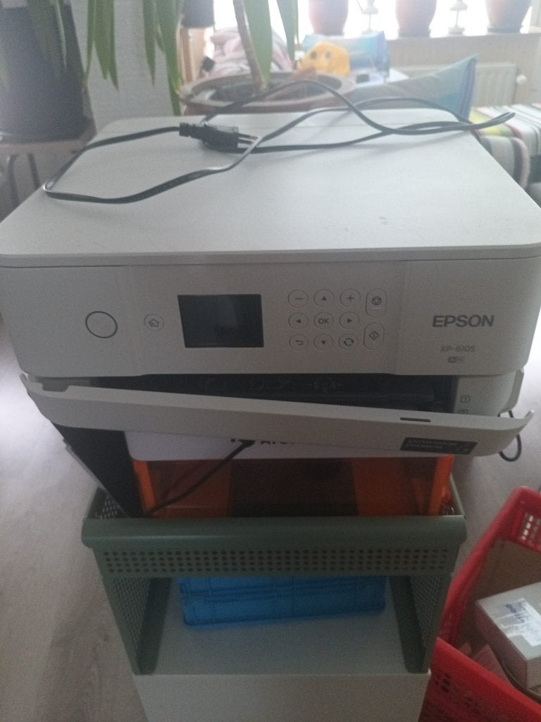 EPSON PRINTER MET MOGELIJKHEID OM CDS TE PRINTEN, Computers en Software, Printers, Ophalen, Kleur printen, Gebruikt, Printer