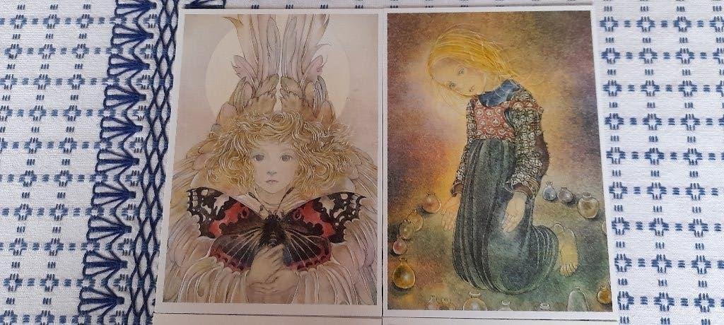 51 Kunstkaarten Sulamith Wülfing (in één koop), Ophalen of Verzenden, Spiritualiteit algemeen, Overige typen