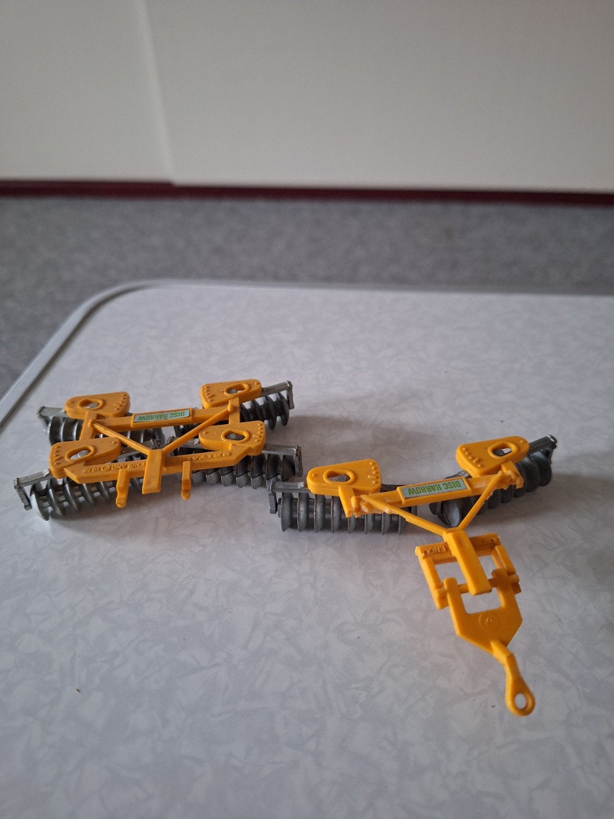 Vintage Matchbox Disc Harrow (2 stuks), Kinderen en Baby's, Ophalen of Verzenden, Gebruikt, Jongen of Meisje