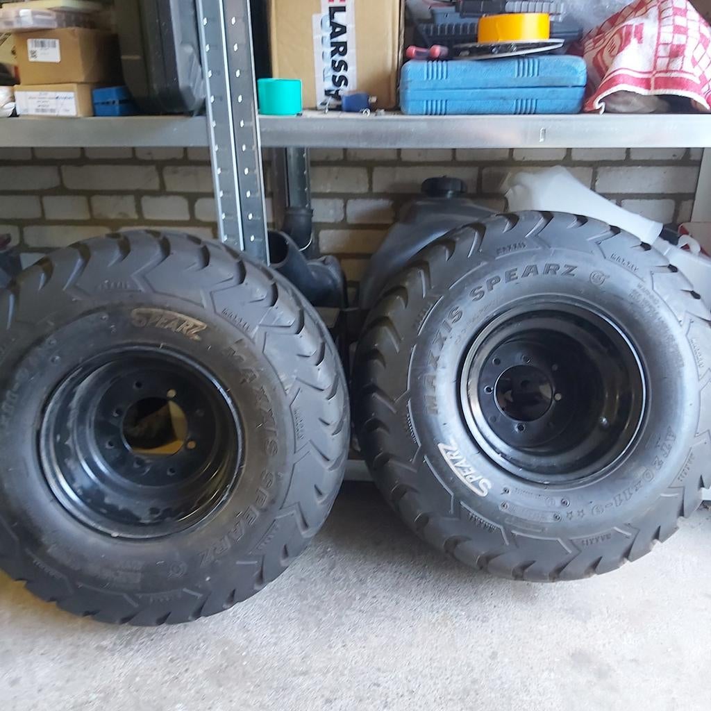 Suzuki ltz quad velgen met  straatbanden, Ophalen of Verzenden, Gebruikt