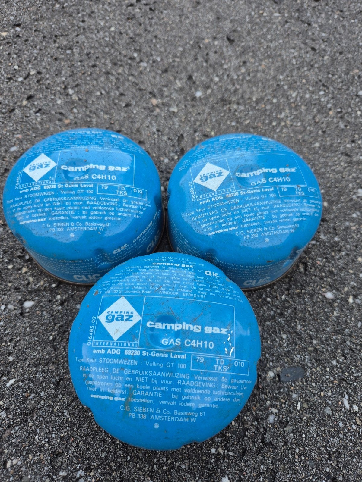 3x Campingaz Gas C4H10 Gaspatronen, Ophalen of Verzenden, Nieuw