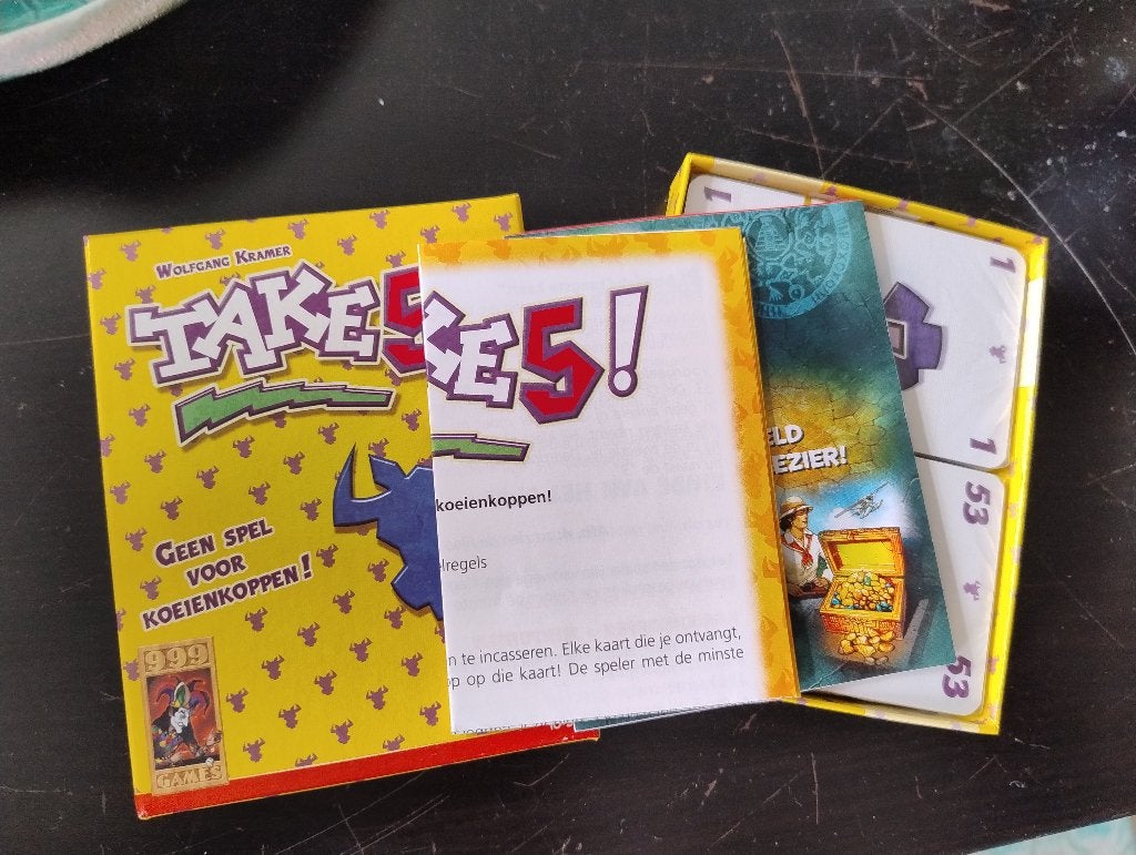 Take 5, Drie of vier spelers, Ophalen of Verzenden, Nieuw, 999 Games