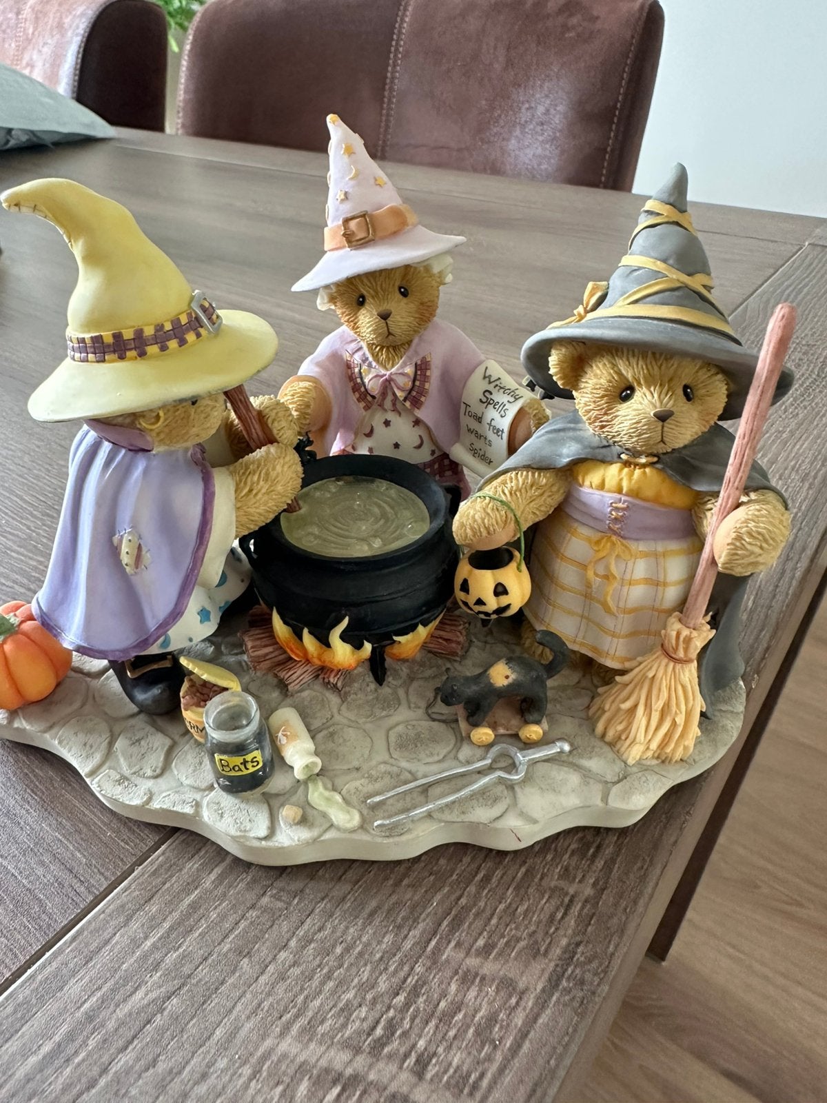Cherished teddies heksenkring, Verzamelen, Ophalen of Verzenden, Zo goed als nieuw, Beeldje, Cherished Teddies