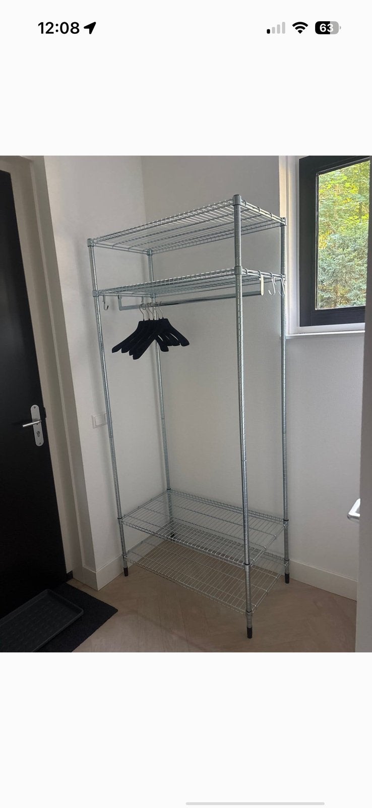 Kapstok ikea ZGAN 200x90x49,5 cm, Ophalen, Zo goed als nieuw