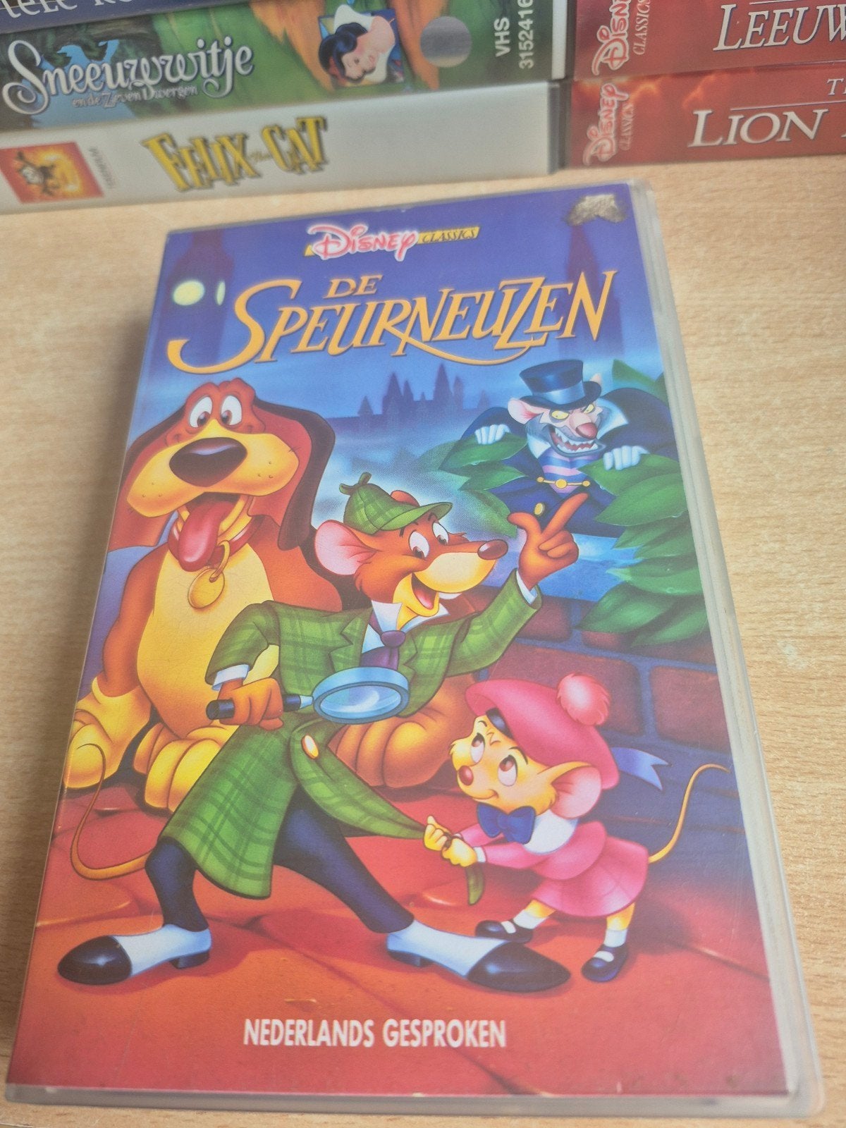 Disney's De Speurneuzen VHS - Nederlands Gesproken, Cd's en Dvd's, Nederlands ondertiteld, Gebruikt, Alle leeftijden, Kinderfilm