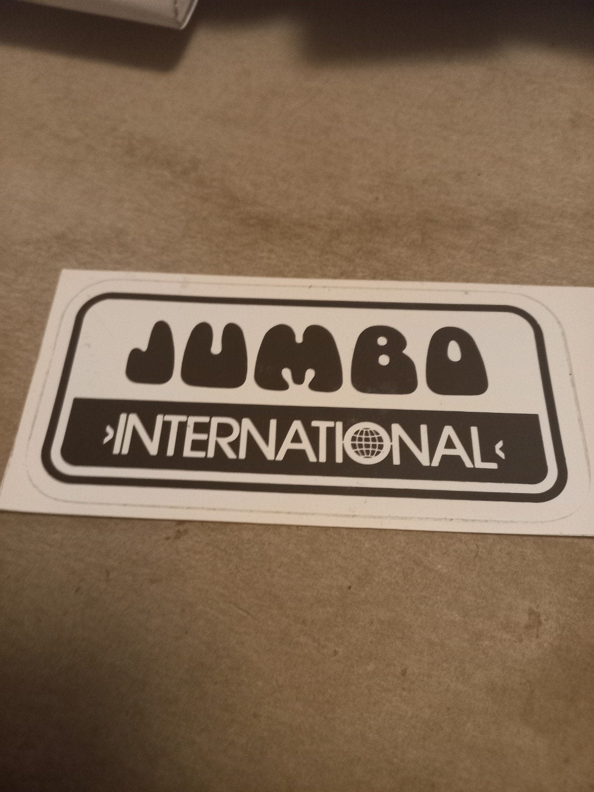 Jumbo International Sticker - Zeldzaam Verzamelobject, Ophalen of Verzenden, Nieuw, Merk