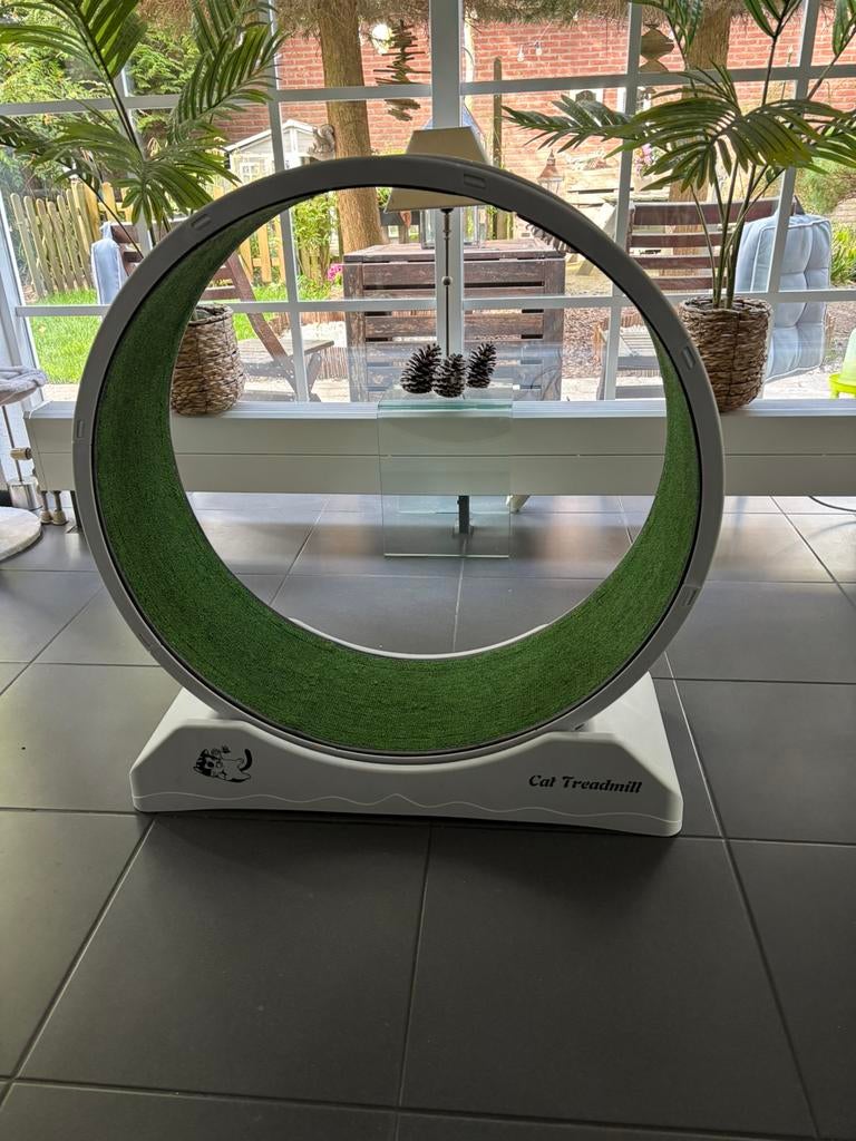 Katten loopwiel / indoor exercise for cats, Dieren en Toebehoren, Kattenspeelgoed, Zo goed als nieuw, Overig speelgoed, Ophalen