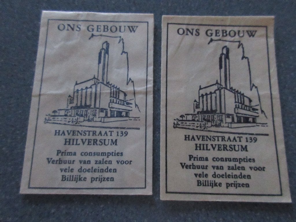 2 x Hilversum, Ons Gebouw, Verzenden, Nederland