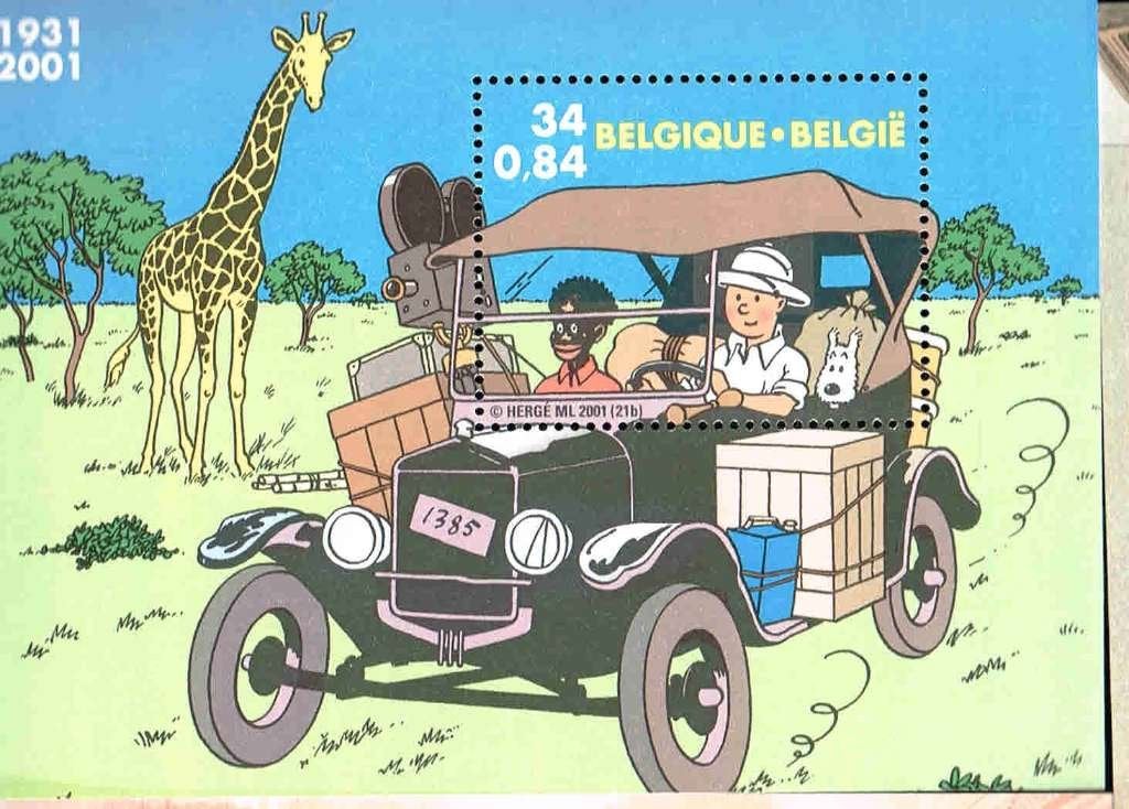 Belgie Blok herge kuifje/11bb, Postzegels en Munten, Verzenden, Postfris