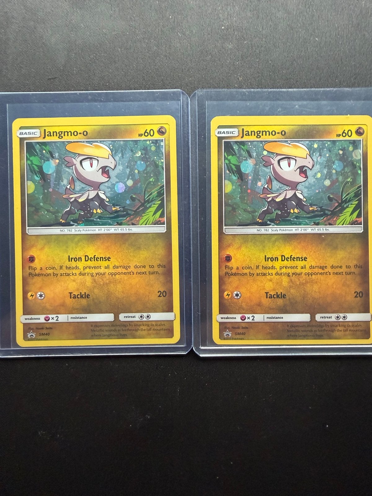 Jangmo-o SM40, Ophalen of Verzenden, Zo goed als nieuw, Meerdere kaarten, Foil
