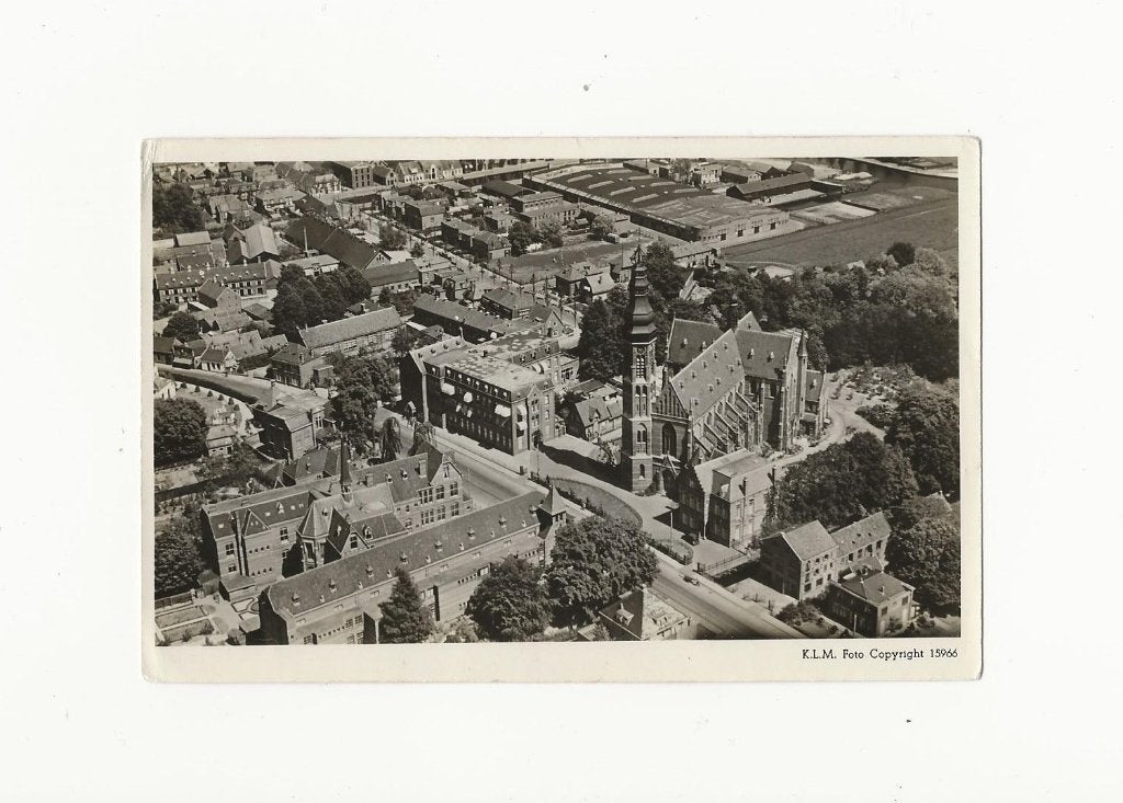 Lisse - Luchtfoto - K.L.M. Foto Copyright 15966, Ophalen, 1940 tot 1960, Ongelopen, Zuid-Holland