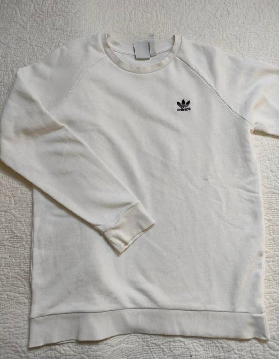 Witte sweater Adidas maat M, Kleding | Heren, Truien en Vesten, Wit, Ophalen of Verzenden, Adidas, Gedragen