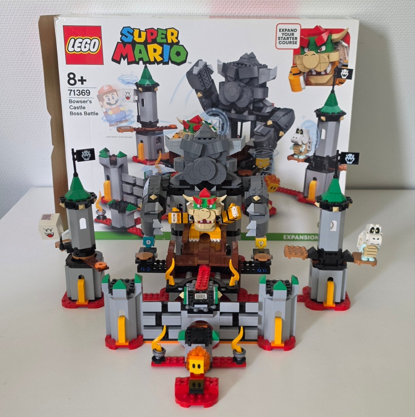 LEGO Super Mario 71369 Bowser's Kasteel, Lego, Ophalen of Verzenden, Zo goed als nieuw, Compleet