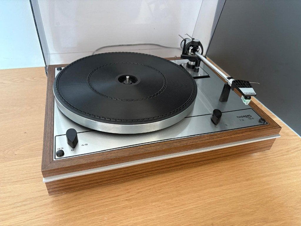 Thorens TD 166 Platenspeler - Klassieke Hifi, Ophalen, Zo goed als nieuw, Platenspeler, Thorens