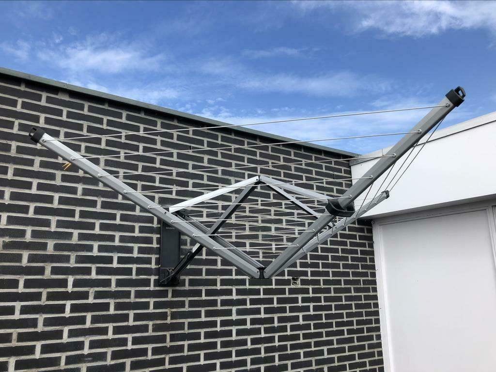 Z.G.A.N. droogmolen wandmontage: WALLFIX van BRABANTIA, Ophalen of Verzenden, Zo goed als nieuw, Overige typen