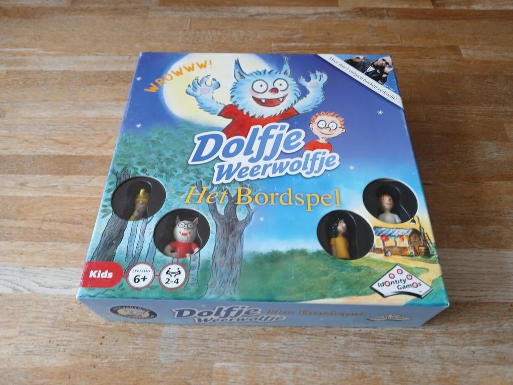 Dolfje Weerwolfje ; Het Bordspel, Een of twee spelers, Ophalen of Verzenden, Zo goed als nieuw, Identity Games