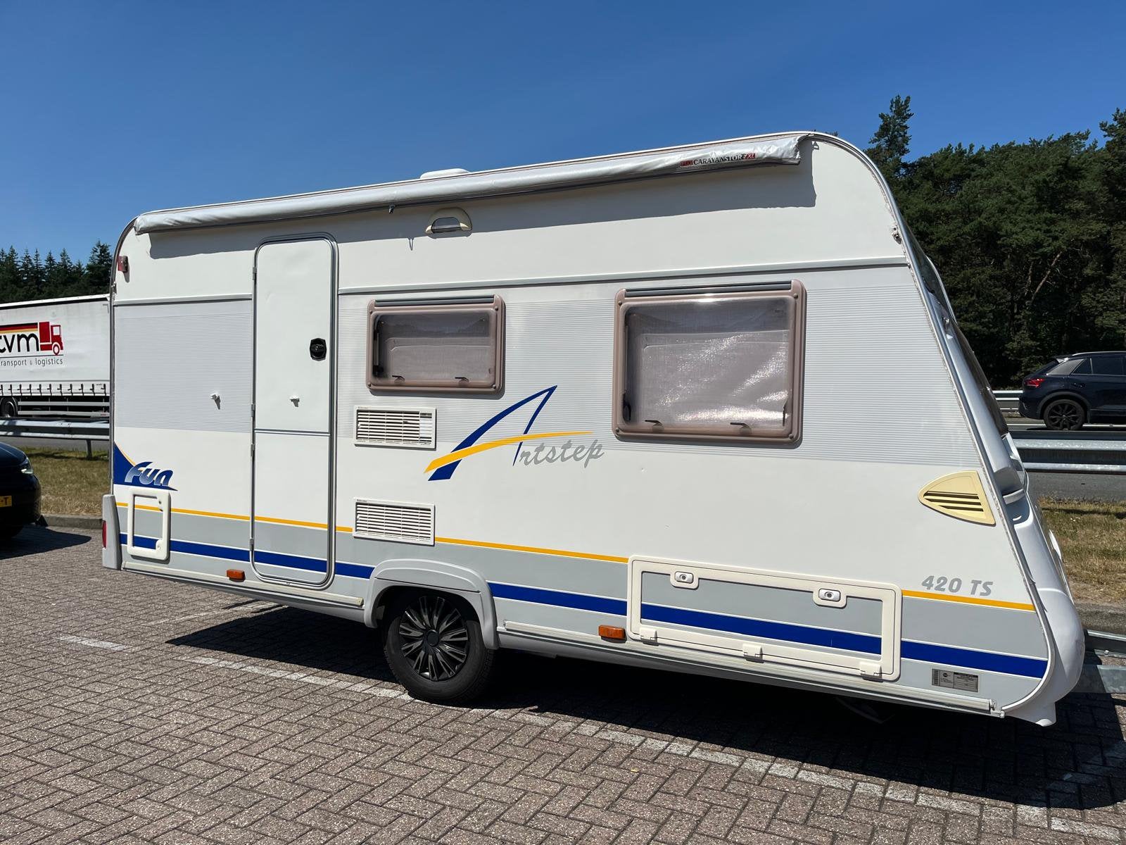Burnster artstep 420TS  zeer netjes, Treinzit, Particulier, Bürstner, 4 tot 5 meter