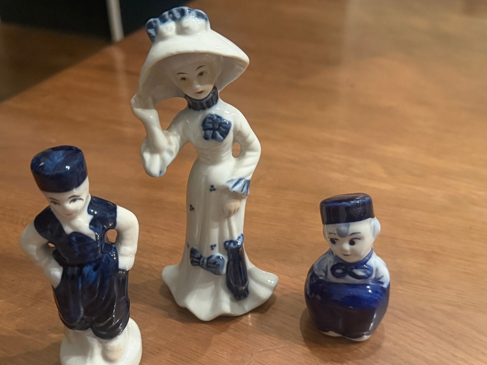 Delfts Blauw beeldjes set - Handgeschilderd, Ophalen of Verzenden