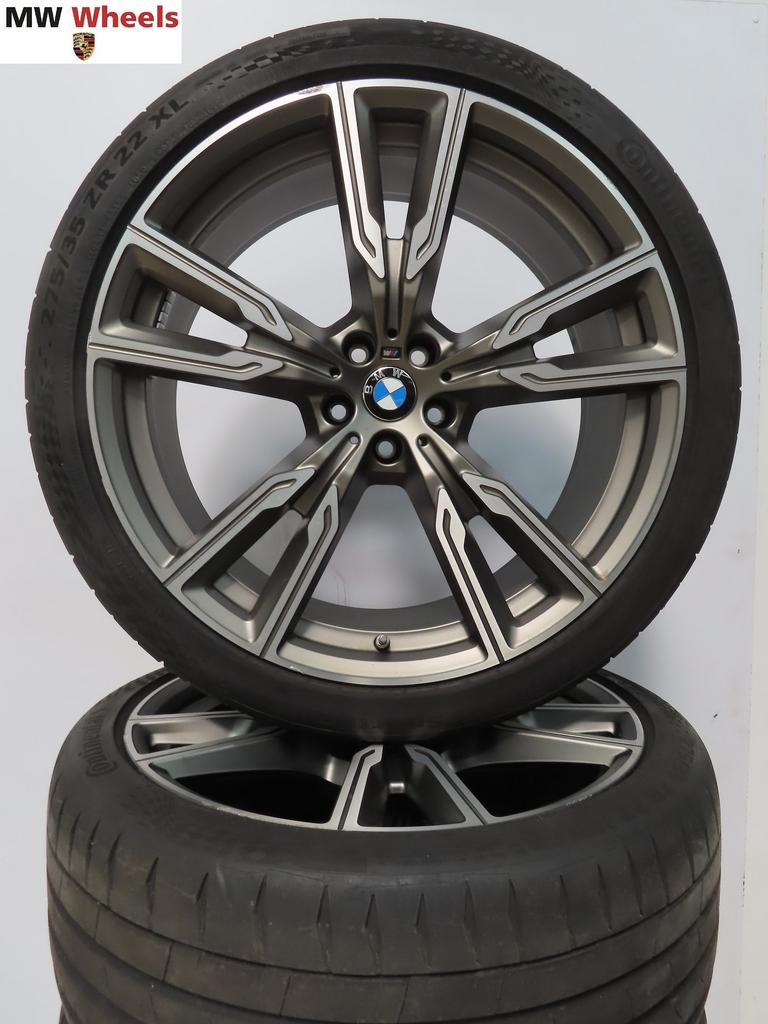 Originele BMW X5 G05 X6 G06 M747 22 inch velgen zomerbanden, Gebruikt, -, 275 mm, -
