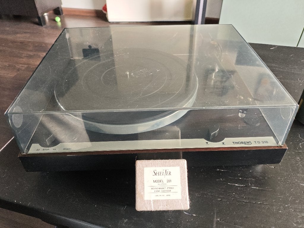 Thorens TD 318 met Shelter 201 cartridge